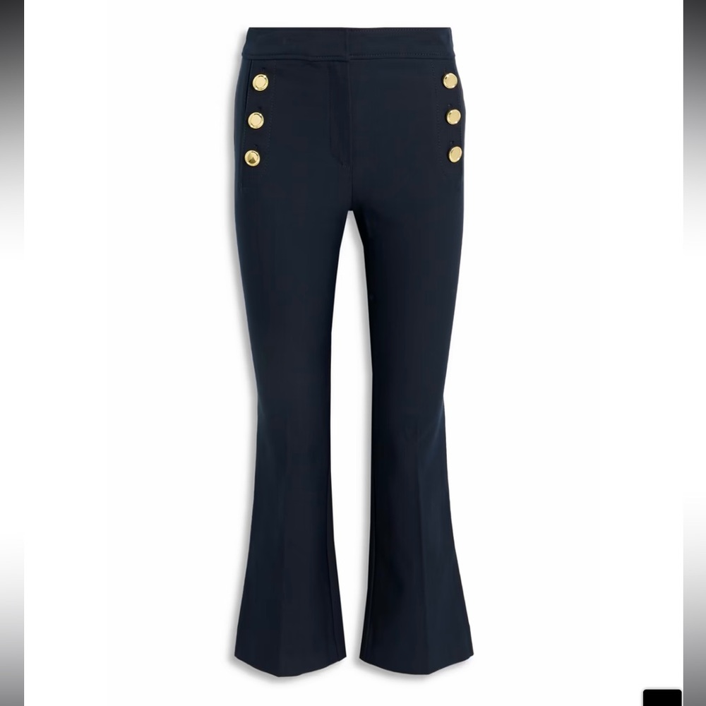 NWT Women’s Size 4 Derek Lam 10 Crosby Navy Blue Trousers